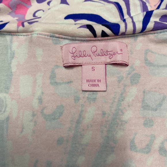 Lilly Pulitzer Trisha‎ Dress Small All That She Wants Off The Shoulder Read - Picture 2 of 8